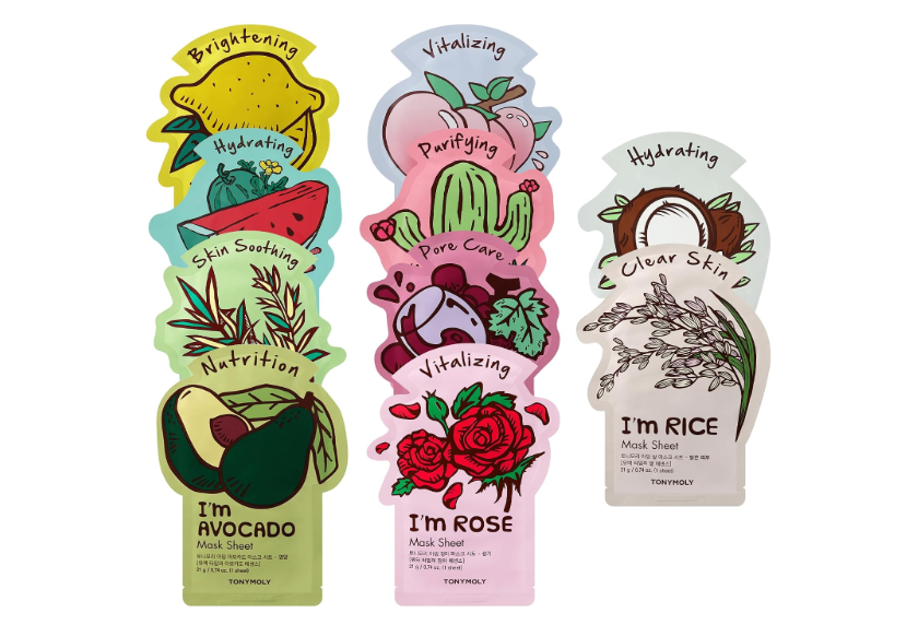 TONYMOLY  Mascarillas en hoja